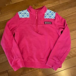 Vineyard vines shep shirt girls size XS hot pink